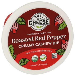 Nuts For Cheese Dip Rstd Red Pepr Cashew - Left - Front