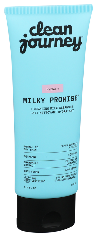 Cleanjourney Cleanser Hydrating Milk - Left - Front