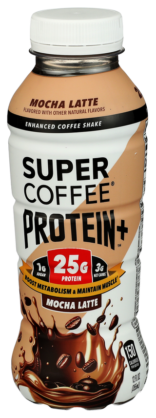 Super Coffee Protein Rtd Mocha Latte - Right - Front