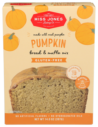 Miss Jones Baking Co Mix Bread & Muff Pumkn Gf - Centre - Front