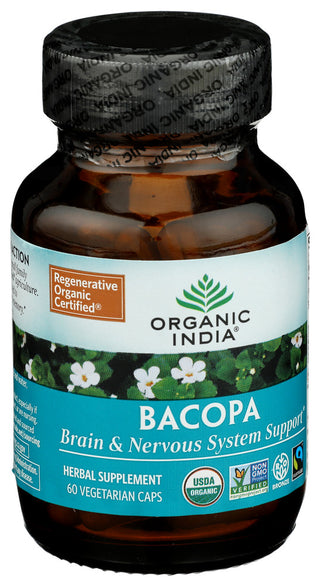 Organic India Bacopa - Left - Front