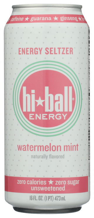 Hiball Bev Enr Sltzr Wtrmln Mnt - No Plunge - Front