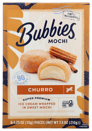 Bubbies Ice Cream Mochi Churro - No Plunge - Front