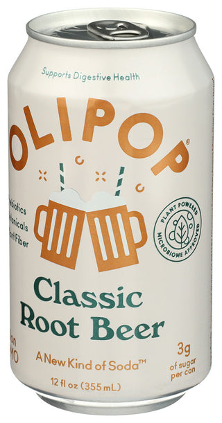 Olipop Soda Preb Clsc Root Beer - Right - Front