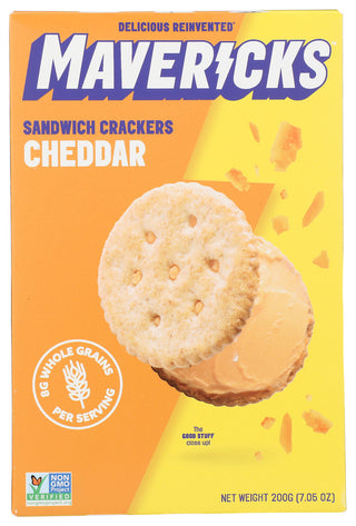 Mavericks Cracker Cheddar Sndwch - No Plunge - Front