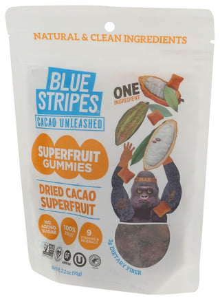 Blue Stripes Fruit Dried Cacao - Right - Front