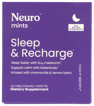 Neuro Mints Sleep Recharge Night Bry - No Plunge - Front