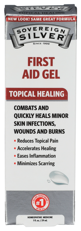 Sovereign Silver Silver First Aid Gel - Centre - Front