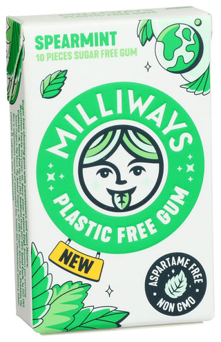 Milliways Gum Milliways Spearmint - Left - Front