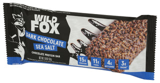 Wild Fox Bar Protein Dark Choc Ss - Right - Front