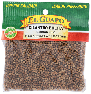 EL GUAPO AUTHENTIC CORIANDER, 1.25 OZ. - No Plunge - Front