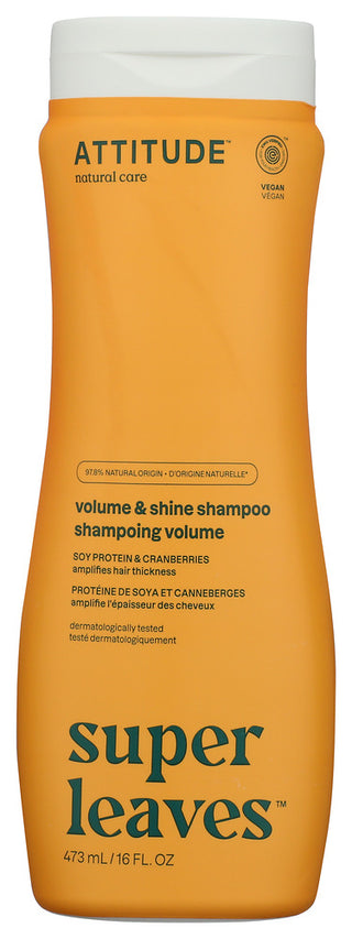 Attitude Shampoo Volume & Shine - No Plunge - Front