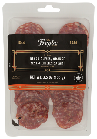 Freybe Salami Blck Olvs Orng Zs - Centre - Front