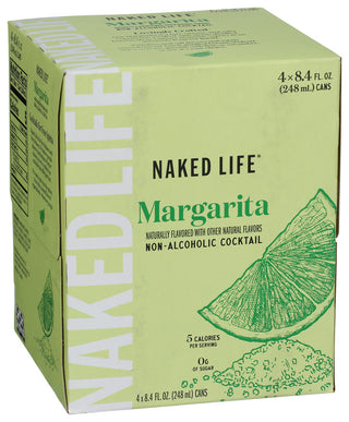 Naked Life Na Cktl Margarita 4pk - Left - Front