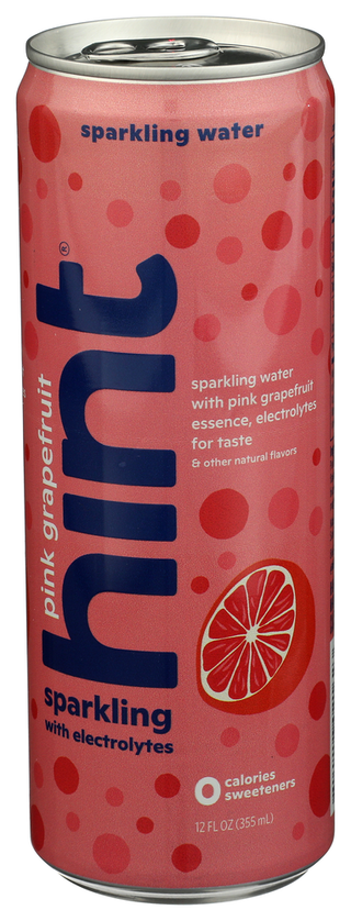 Hint Water Sp Elect Pnk Grpft - Centre - Front