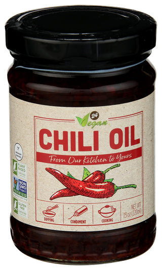 24vegan Oil Chili - Left - Front