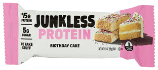 Junkless Bar Prtn Birthday Cake - No Plunge - Front