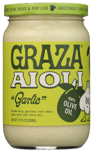 Graza Aioli Garlic Jar - No Plunge - Front