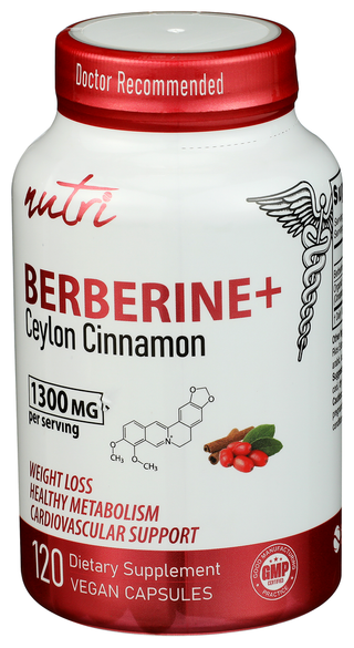 Nutri Berberine Ceylon 1300mg - Right - Front