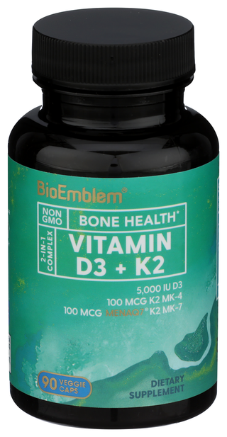 Bioemblem Vitamin D3 K2 - Centre - Front