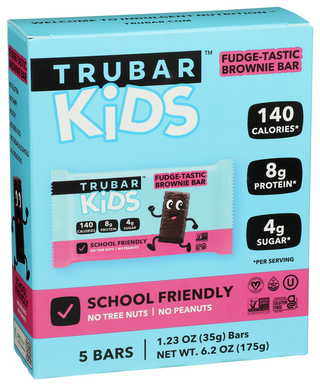 Trubar Bar Kids Fudgt Brwni 5ct - Left - Front
