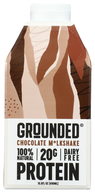 Grounded Milkshake Prtn Milk Choc - No Plunge - Front
