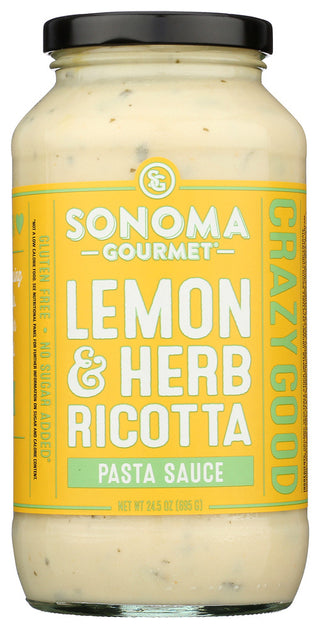 Sonoma Gourmet Sauce Psta Lmn Hrb Rctta - No Plunge - Front