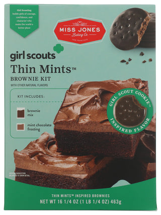 Miss Jones Baking Co Kit Brownie Thin Mint - No Plunge - Front