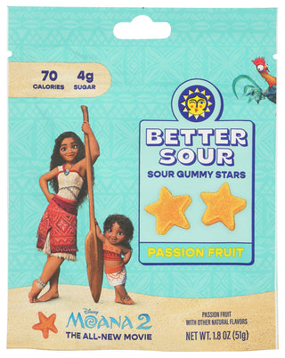 Better Sour Gummy Stars Passion Fuit - No Plunge - Front