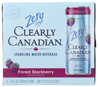 Clearly Canadian Water Spr Frst Blkbrry 6 - No Plunge - Front