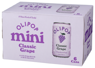 Olipop Soda Prb Cl Grp Mini 6pk - Right - Front