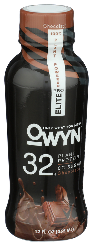 Owyn Plant Prtn Rtd Elite Choc - Left - Front