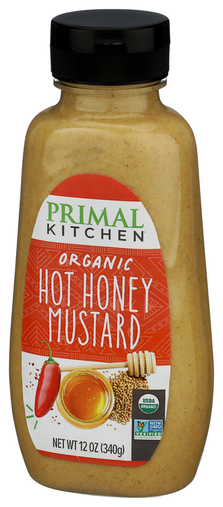 Primal Kitchen Mustard Hot Honey Org - Right - Front