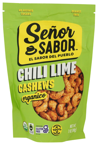 Senor Sabor Llc Cashews Chili Lime Org - Centre - Front