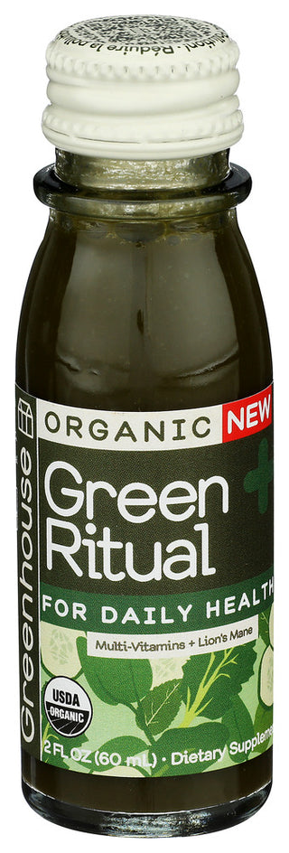 Greenhouse Shot Green Ritual - Centre - Front