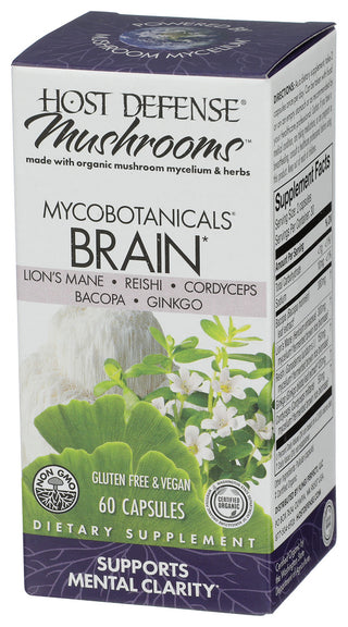 Host Defense Mushrooms Brain Mushroom Mycobtncl - Right - Front
