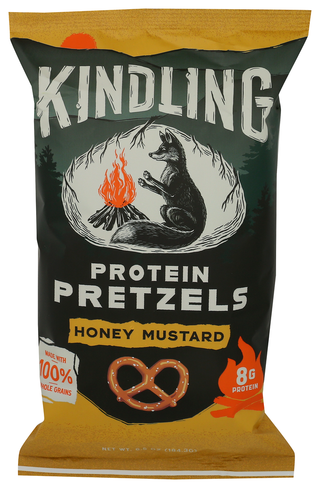 Kindling Snacks Pretzels Prtn Hny Mstrd - Centre - Front