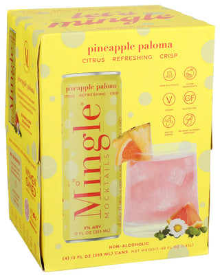 Mingle Mocktails Cocktail Na Pnpl Plm 4pk - Left - Front
