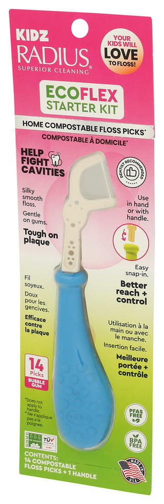 Radius Kit Dental Floss Bblgum - Right - Front