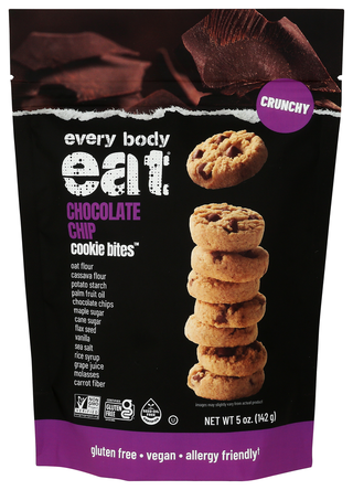 Every Body Eat Cookie Bites Choco Chip - Centre - Front