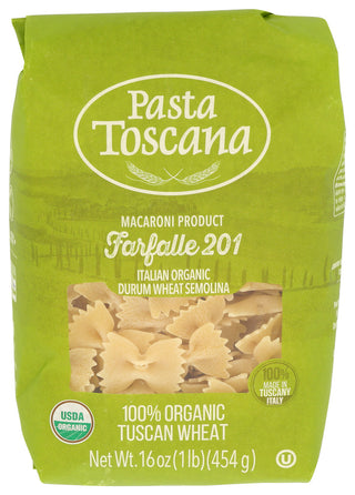 Pasta Toscana Pasta Farfalle Organic - Centre - Front