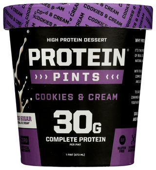 Protein Pints Ice Cream Prtn Ckie Crm - No Plunge - Front