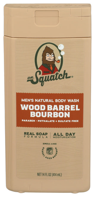 Dr Squatch Wash Body Wood Brrl Brbn - Centre - Front
