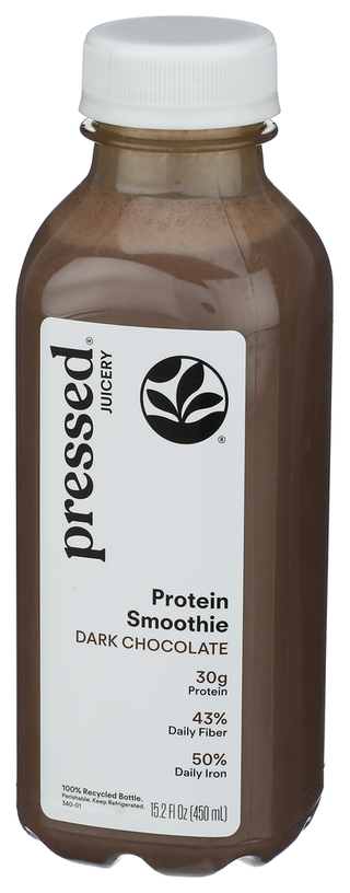 Pressed Juicery Smoothie Prtn Drk Choc - Right - Front