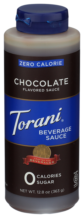 Torani Beverage Sauce 0cal Choc - Centre - Front