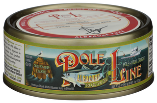 Pole And Line Tuna Albcr Chnk Olv Oil - Left - Front