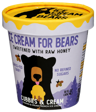 Ice Cream For Bears Ice Cream Cookies Cream - Right - Front