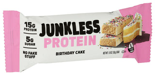 Junkless Bar Prtn Birthday Cake - Left - Front