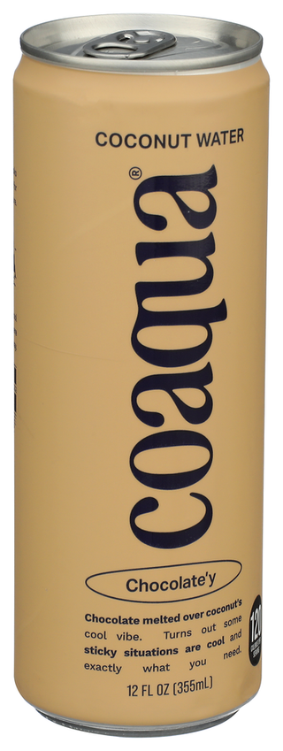 Coaqua Water Coconut Chocolatey - Left - Front