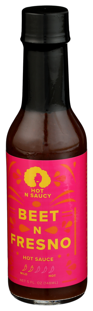Hot N Saucy Sauce Hot Beet N Fresno - Right - Front